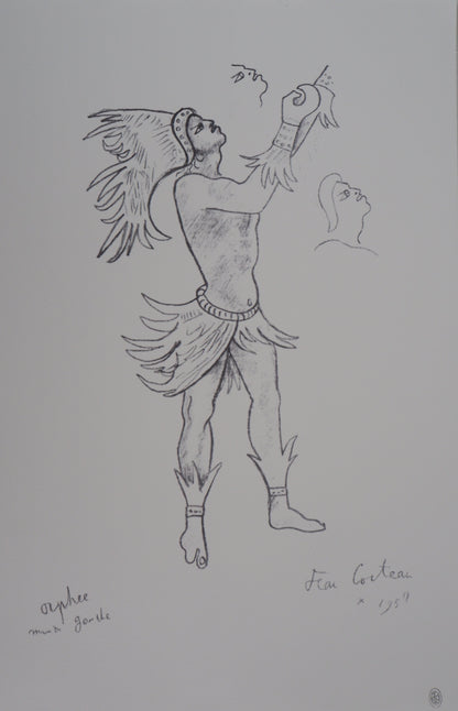 Jean COCTEAU : Orphée - Lithographie signée