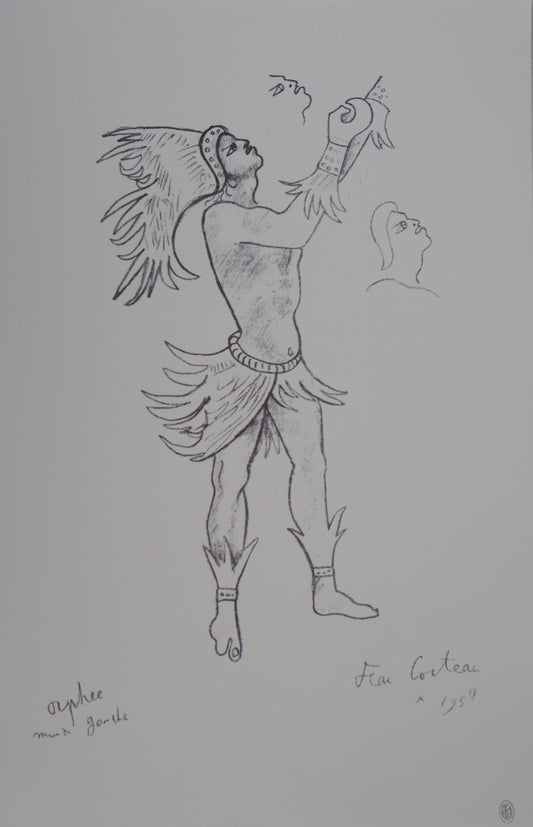 Jean COCTEAU : Orphée - Lithographie signée