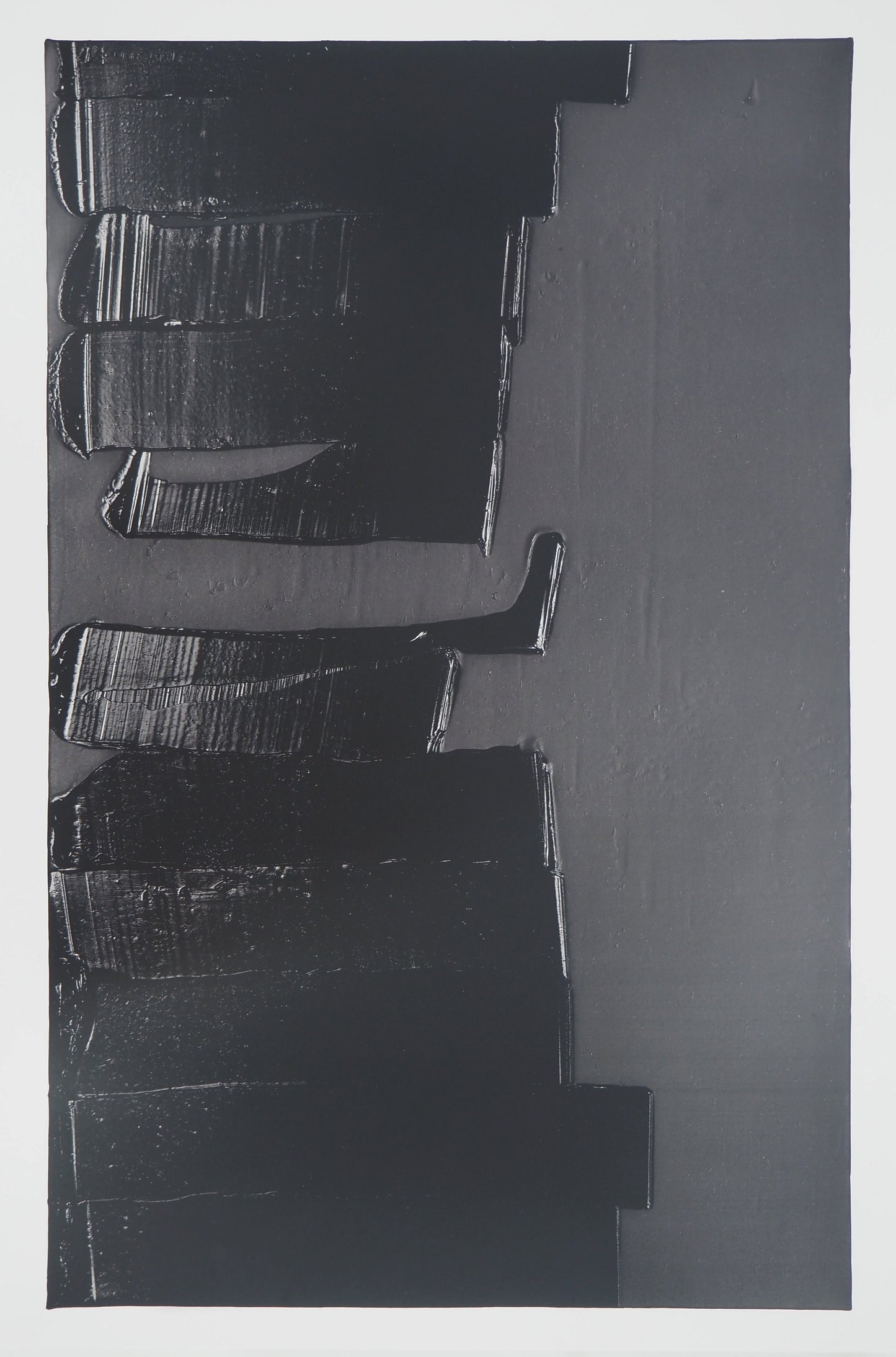 Pierre SOULAGES : Peinture 4 juillet 2021 - Affiche originale