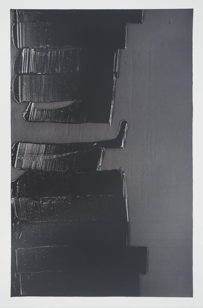 Pierre SOULAGES : Peinture 4 juillet 2021 - Affiche originale