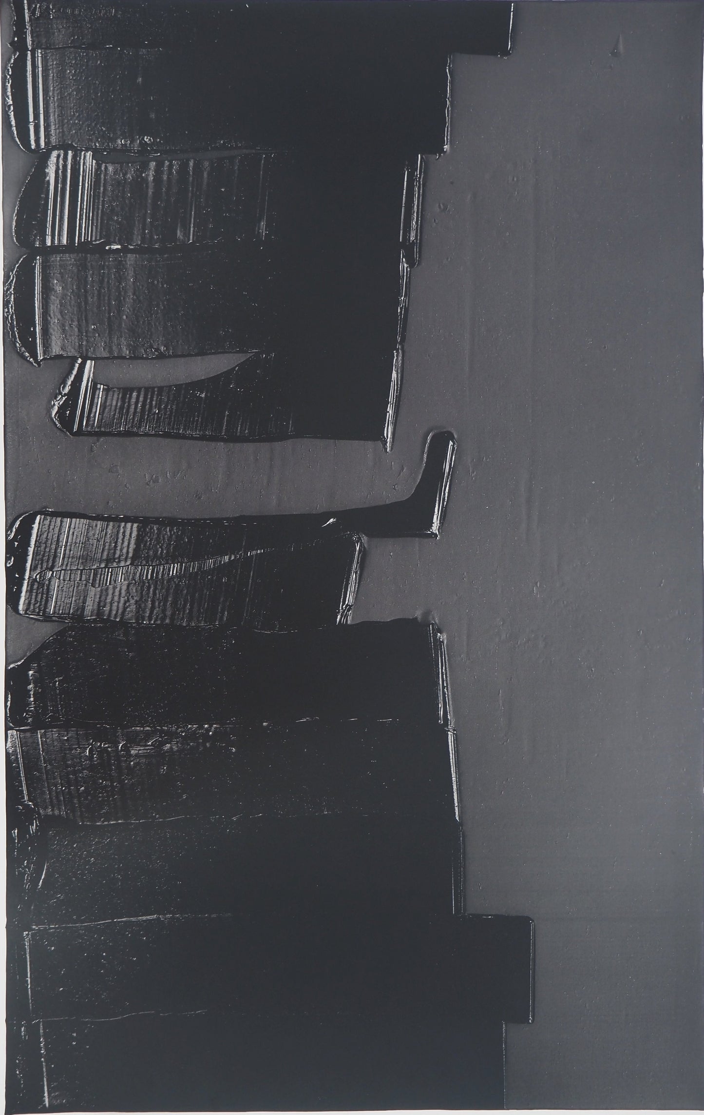 Pierre SOULAGES : Peinture 4 juillet 2021 - Affiche originale