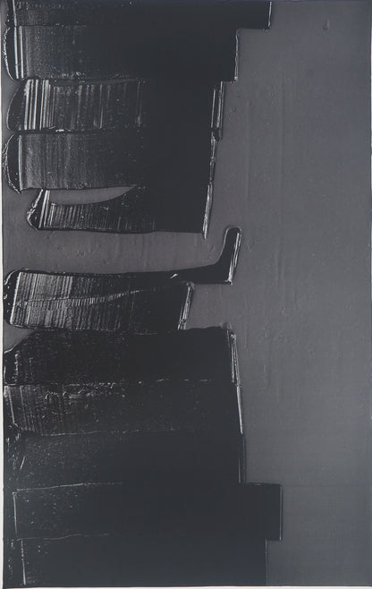 Pierre SOULAGES : Peinture 4 juillet 2021 - Affiche originale