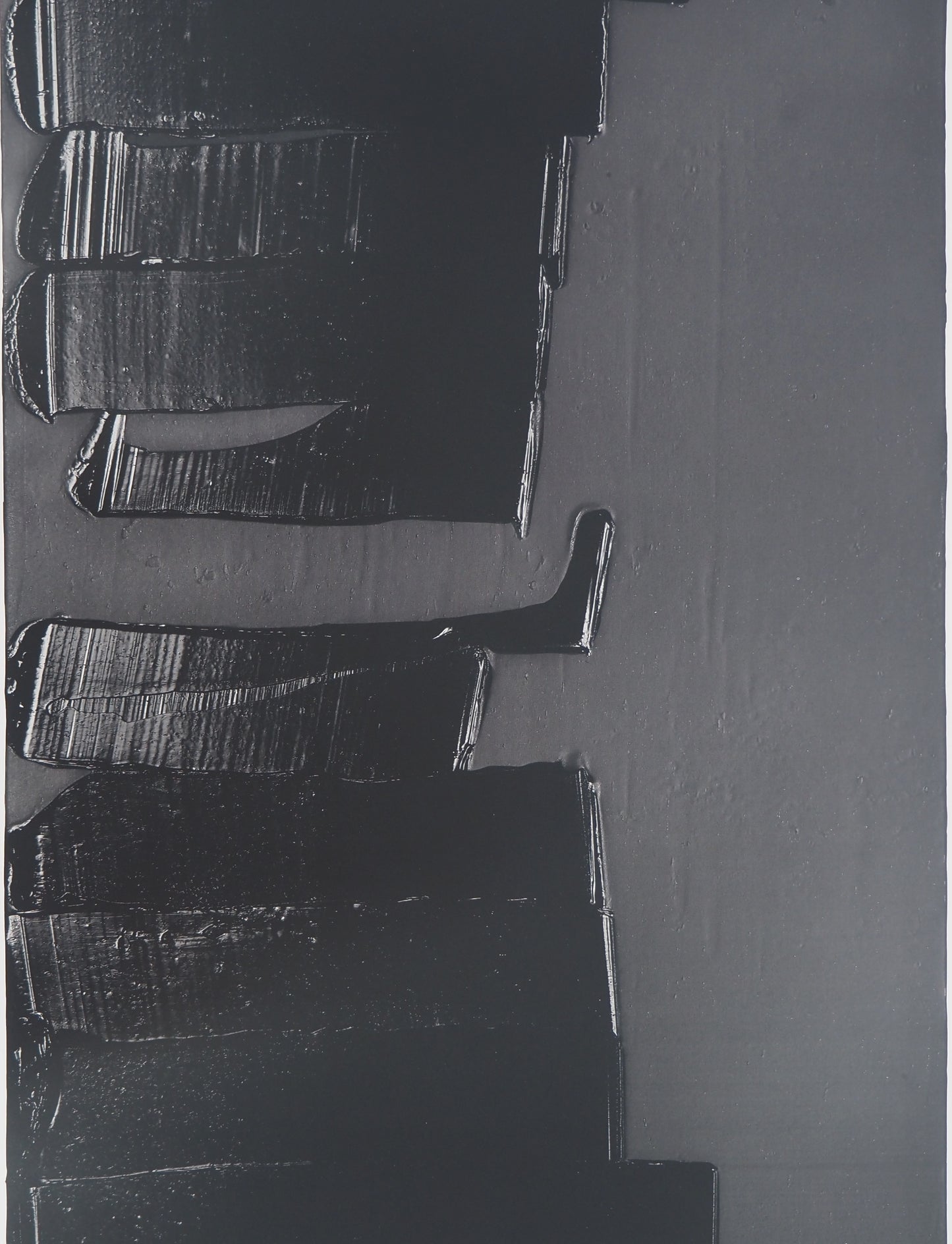 Pierre SOULAGES : Peinture 4 juillet 2021 - Affiche originale