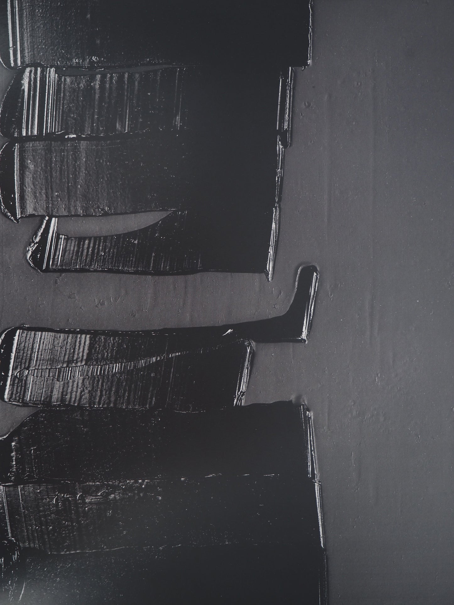 Pierre SOULAGES : Peinture 4 juillet 2021 - Affiche originale