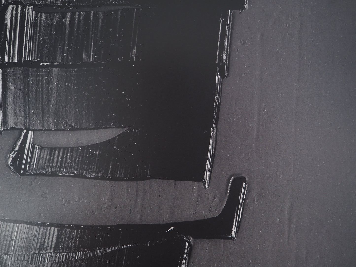 Pierre SOULAGES : Peinture 4 juillet 2021 - Affiche originale