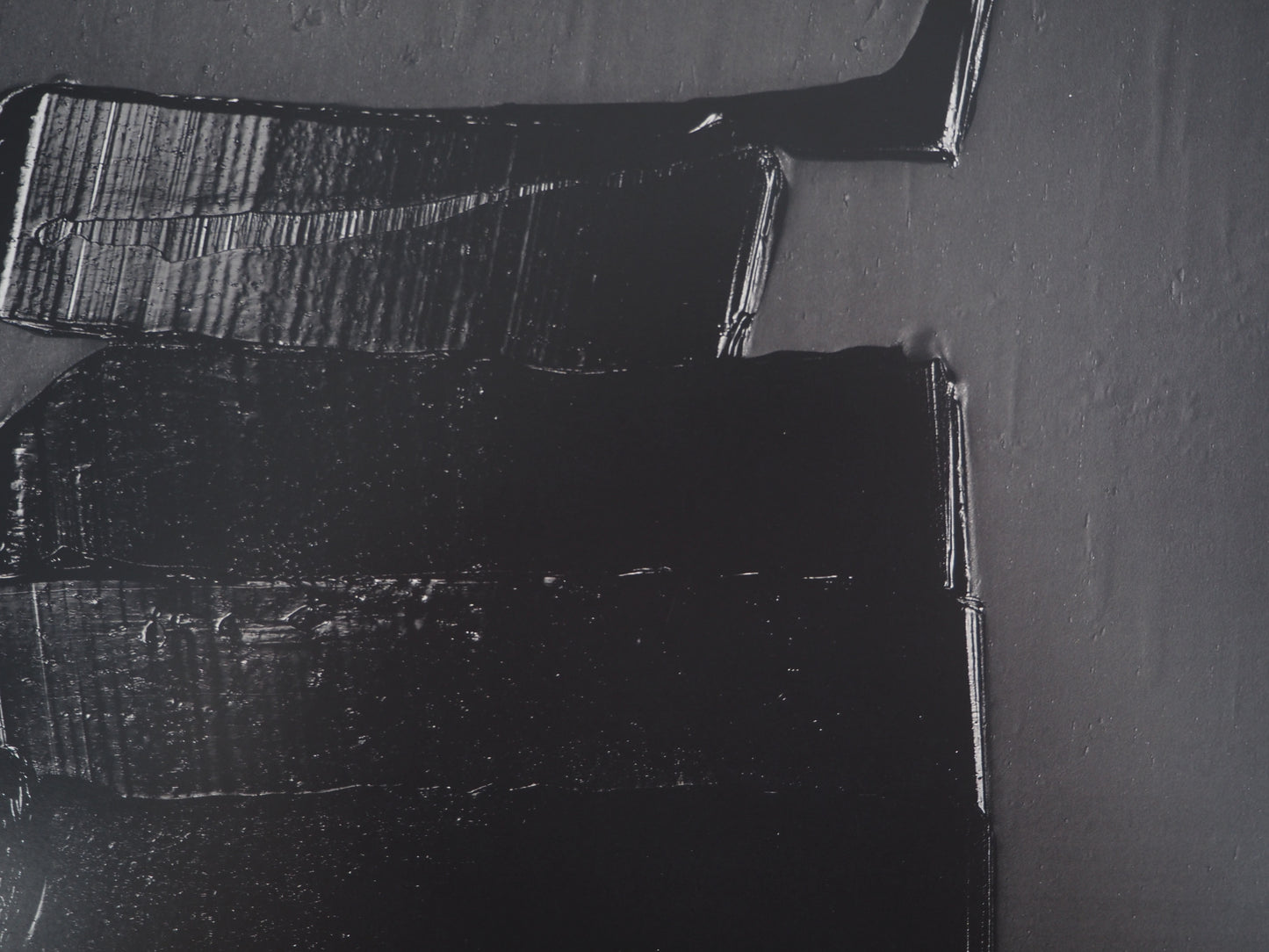 Pierre SOULAGES : Peinture 4 juillet 2021 - Affiche originale