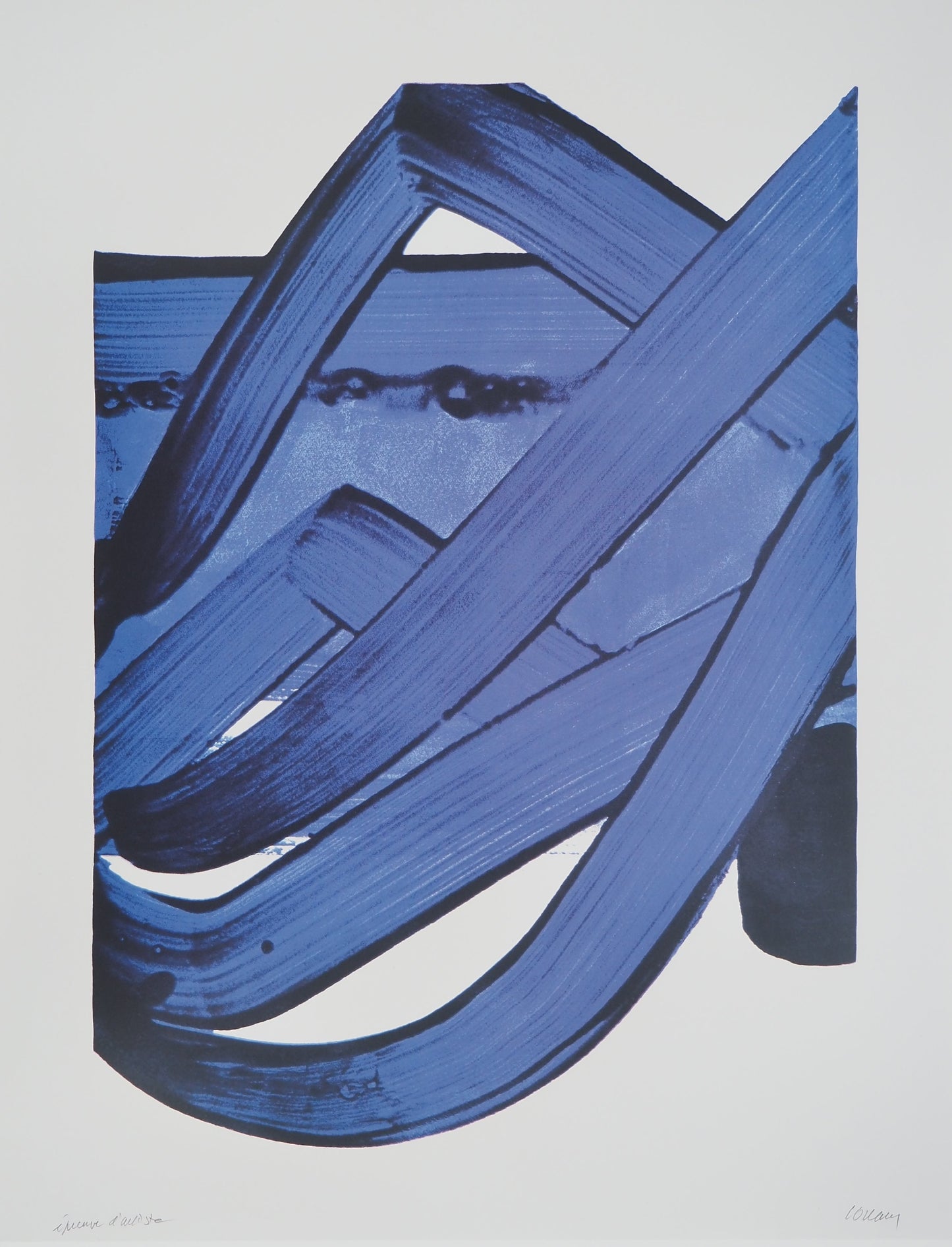 Pierre SOULAGES: Screenprint n°18 - Original signed poster