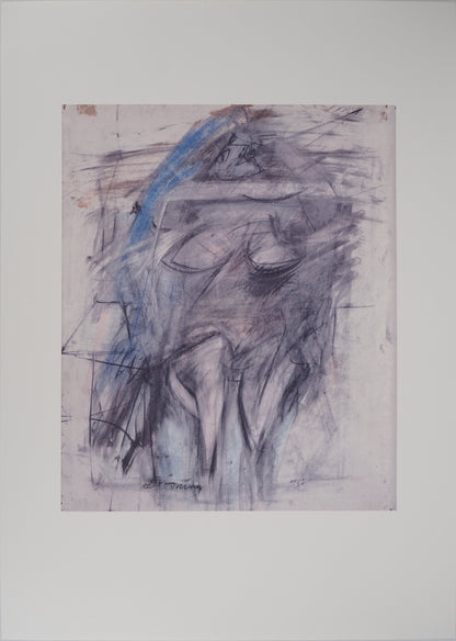 Willem DE KOONING : Femme en violet - Lithographie signée