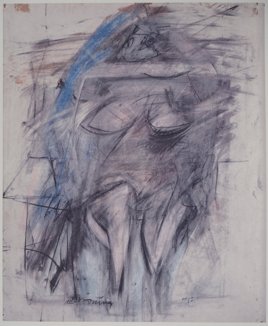 Willem DE KOONING : Femme en violet - Lithographie signée