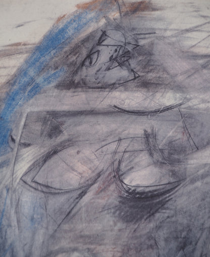 Willem DE KOONING : Femme en violet - Lithographie signée