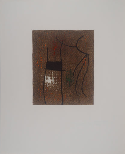 Joan MIRO : Femme abstraite - Lithographie signée