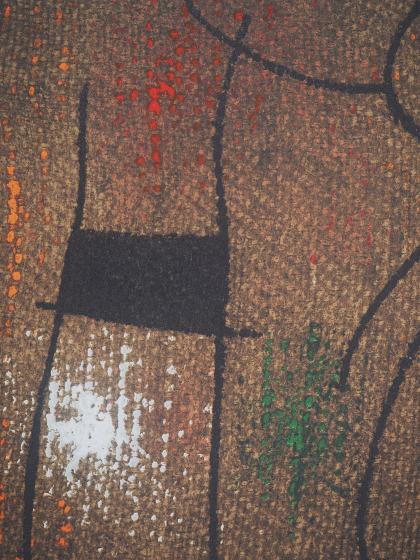 Joan MIRO : Femme abstraite - Lithographie signée