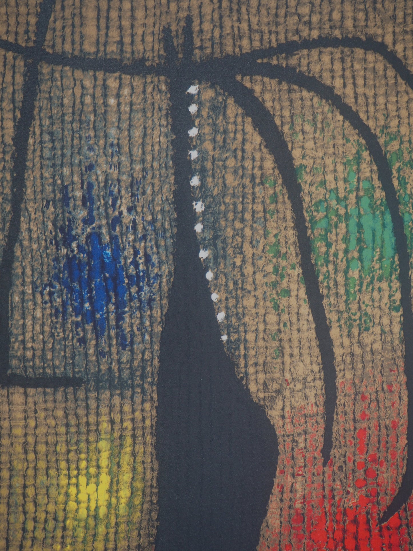 Joan MIRO : Femme à l'arc en ciel - Lithographie signée