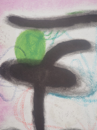 Joan MIRO : Portrait de femme - Lithographie signée