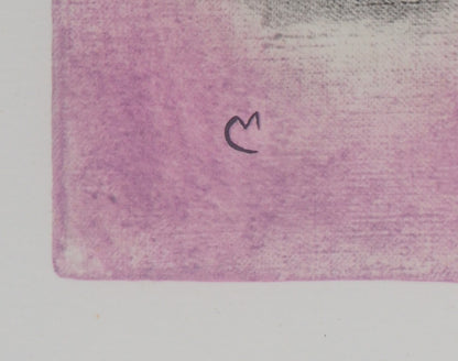 Joan MIRO : Portrait de femme - Lithographie signée