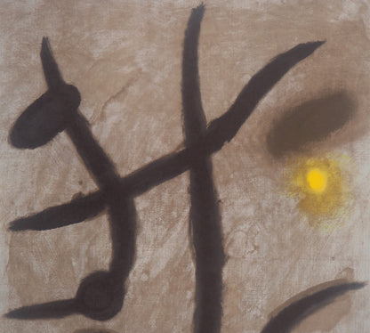 Joan MIRO : Femme verte et oiseau - Lithographie signée