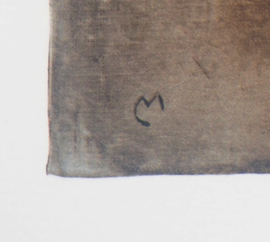 Joan MIRO : Femme au tabouret - Lithographie signée