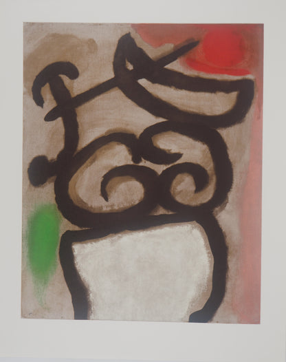 Joan MIRO : Modèle féminin - Lithographie signée