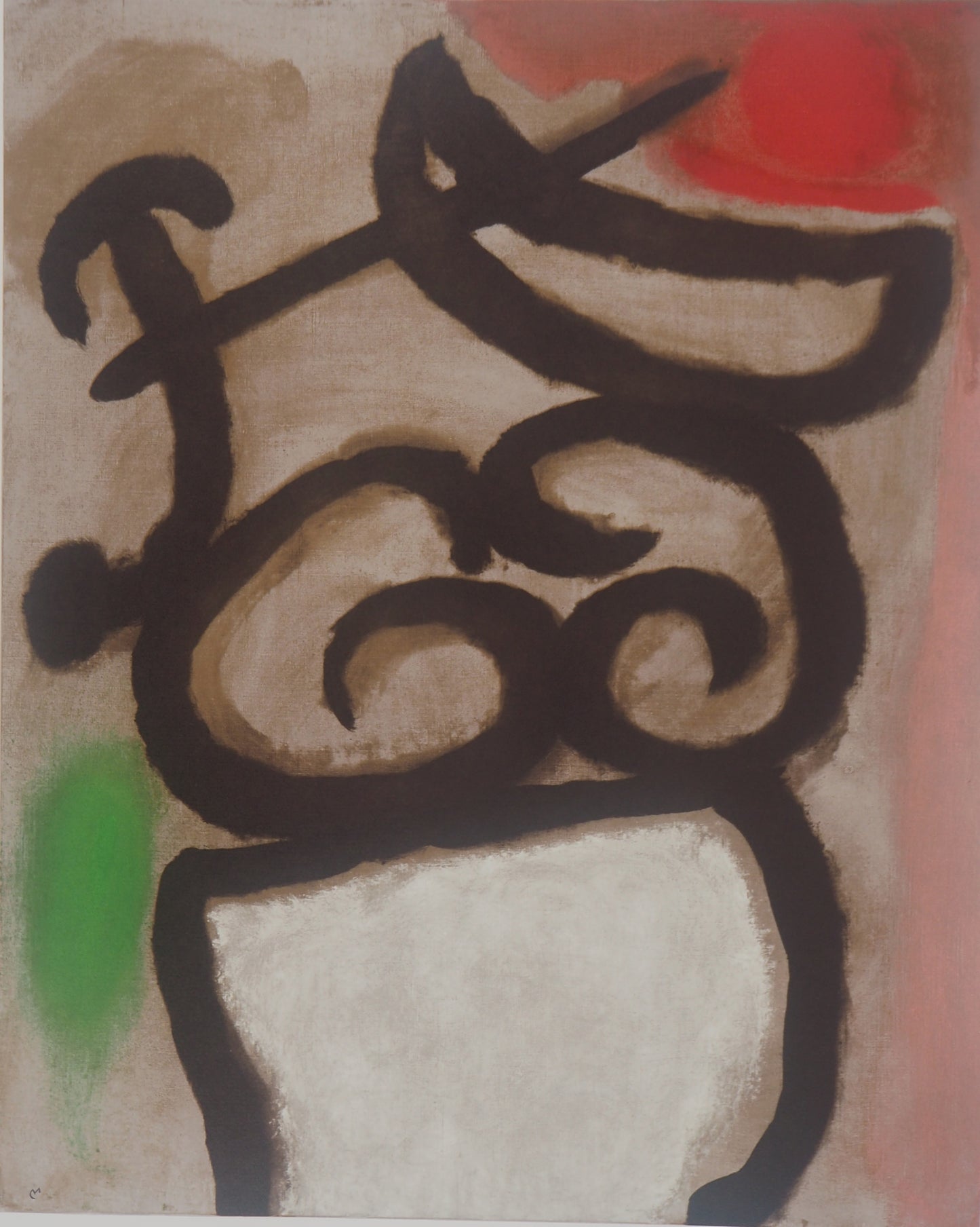Joan MIRO : Modèle féminin - Lithographie signée