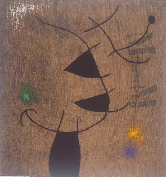 Joan MIRO : Femme dans le vent - Lithographie signée