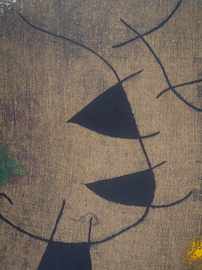 Joan MIRO : Femme dans le vent - Lithographie signée