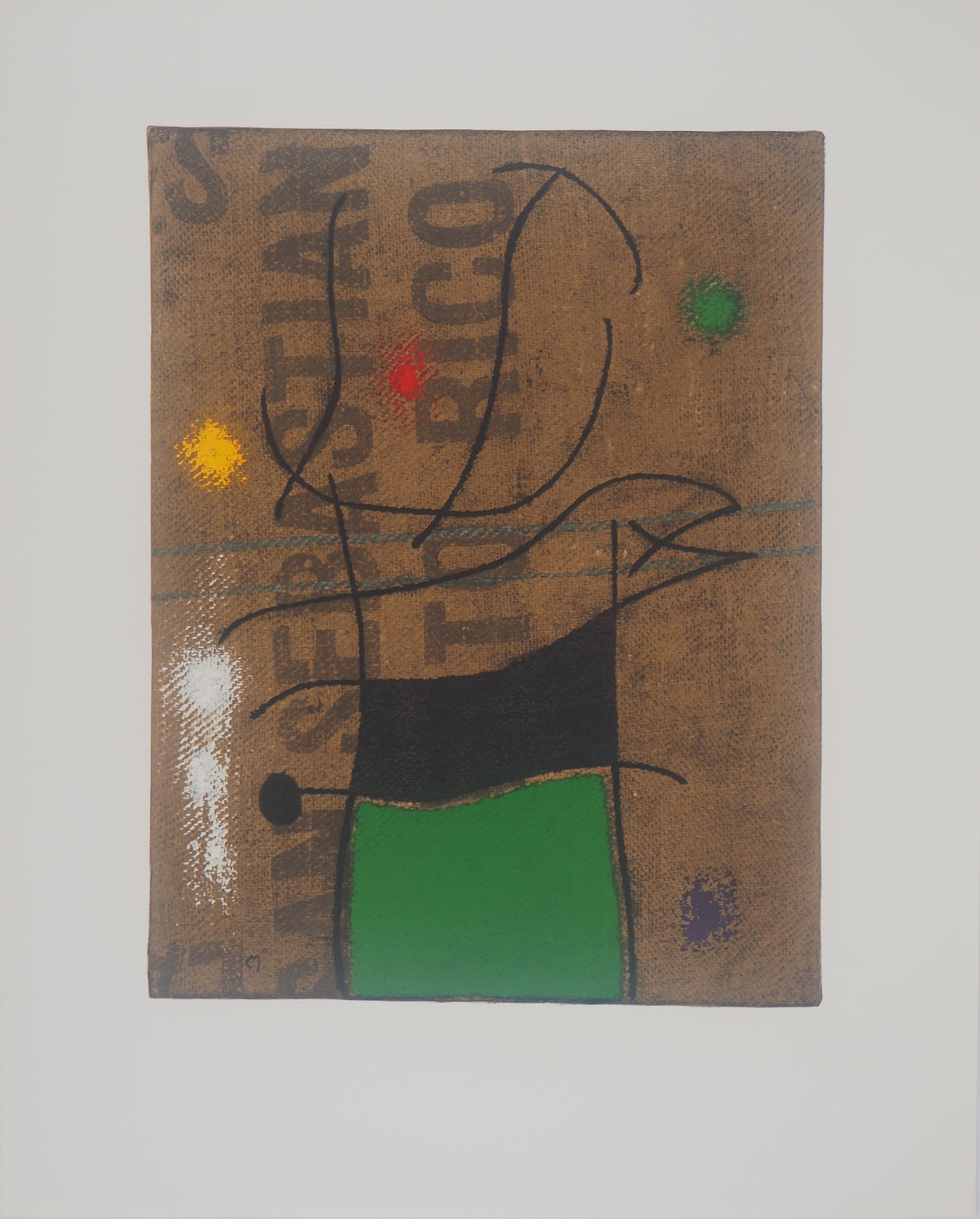 Joan MIRO : L'acrobate - Lithographie signée