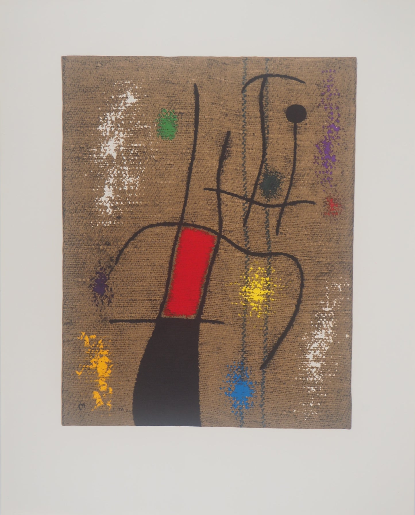 Joan MIRO : La musicienne - Lithographie signée