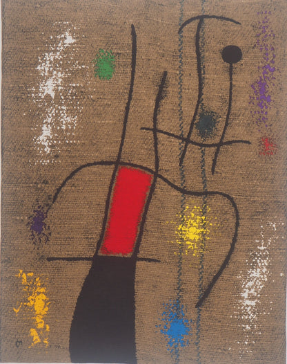 Joan MIRO : La musicienne - Lithographie signée