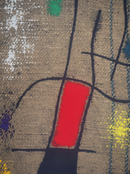 Joan MIRO : La musicienne - Lithographie signée