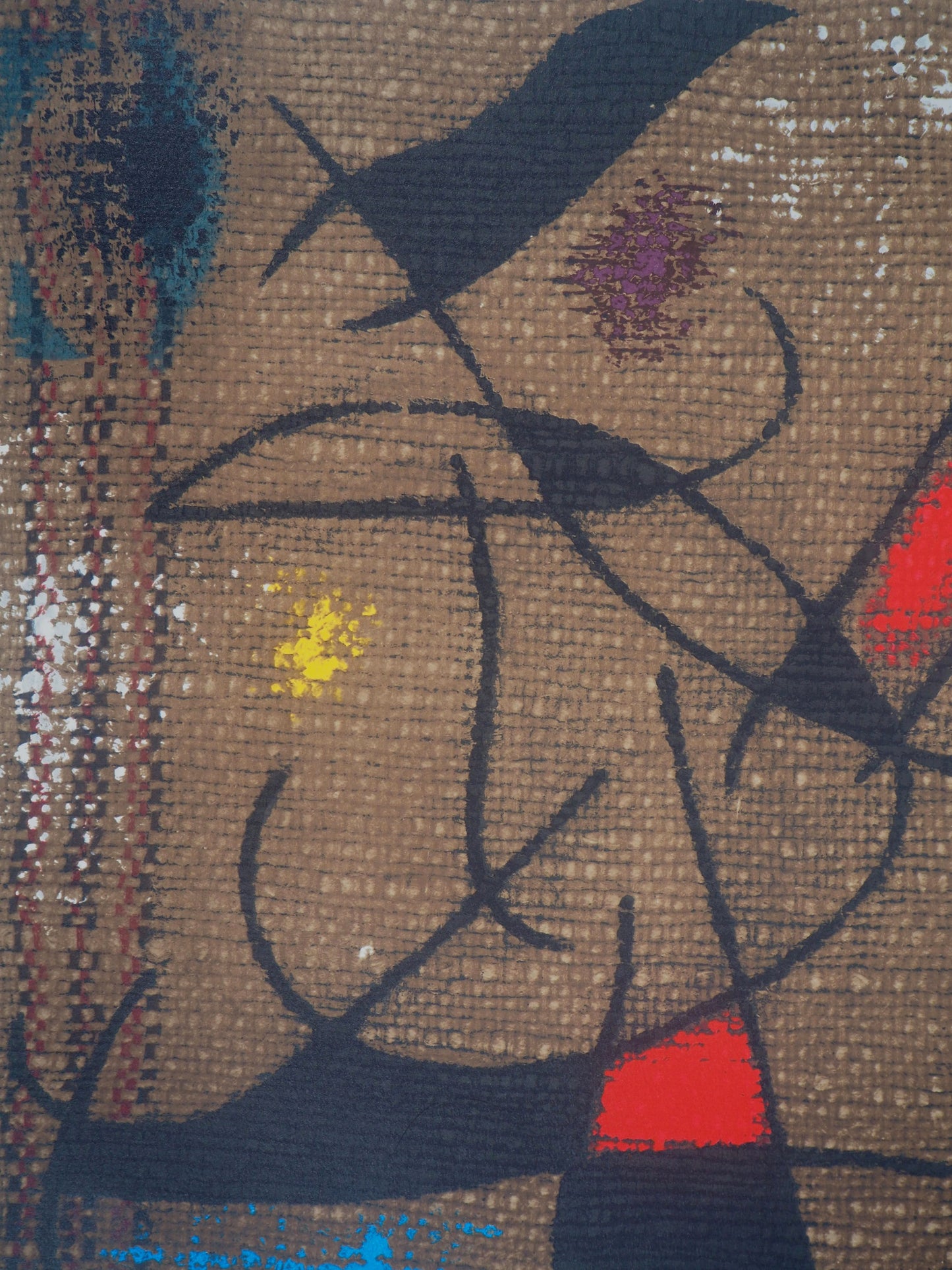 Joan MIRO : Femme et oiseaux - Lithographie signée