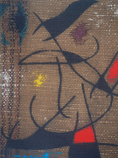 Joan MIRO : Femme et oiseaux - Lithographie signée