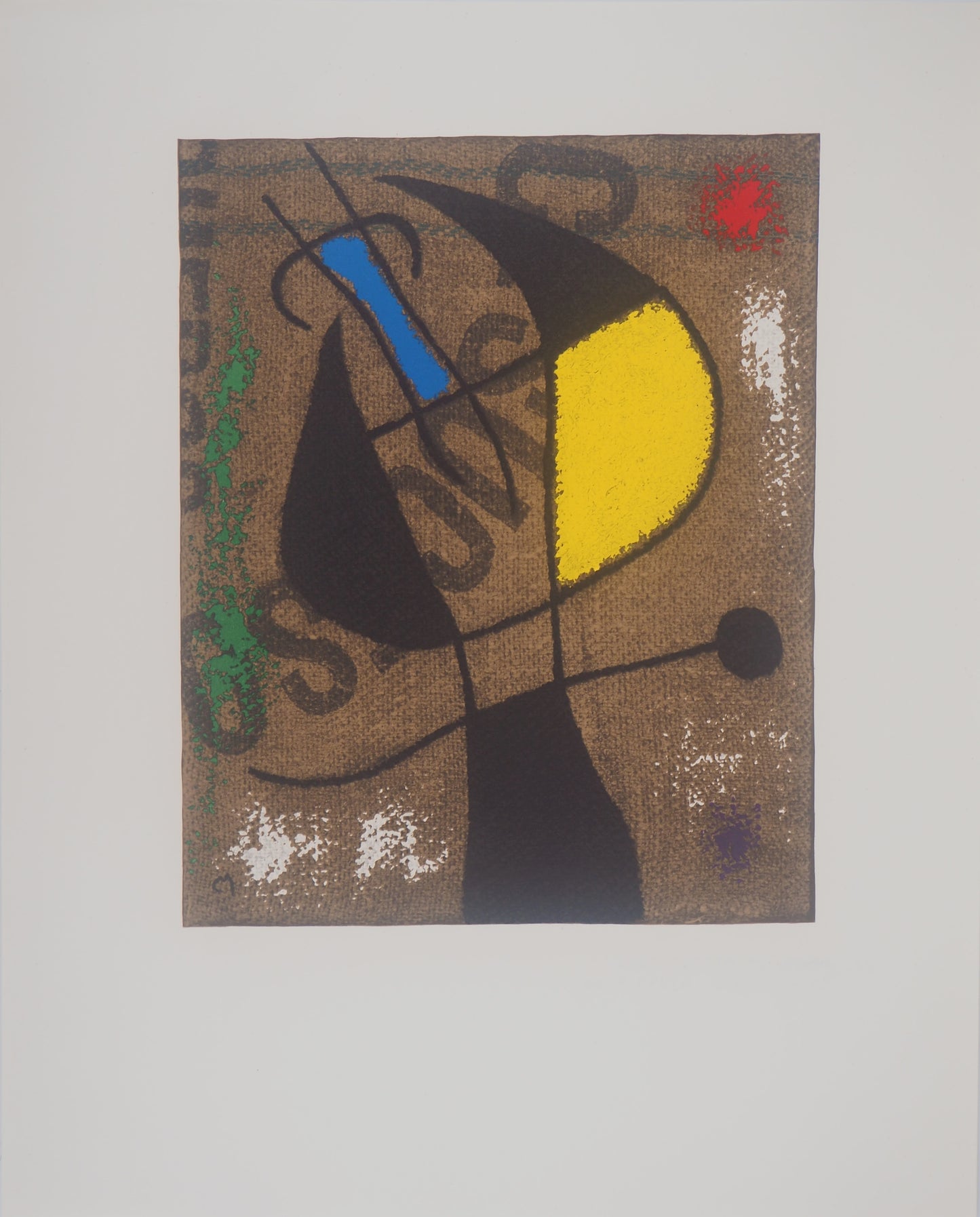 Joan MIRO : Femme à la victoire - Lithographie signée