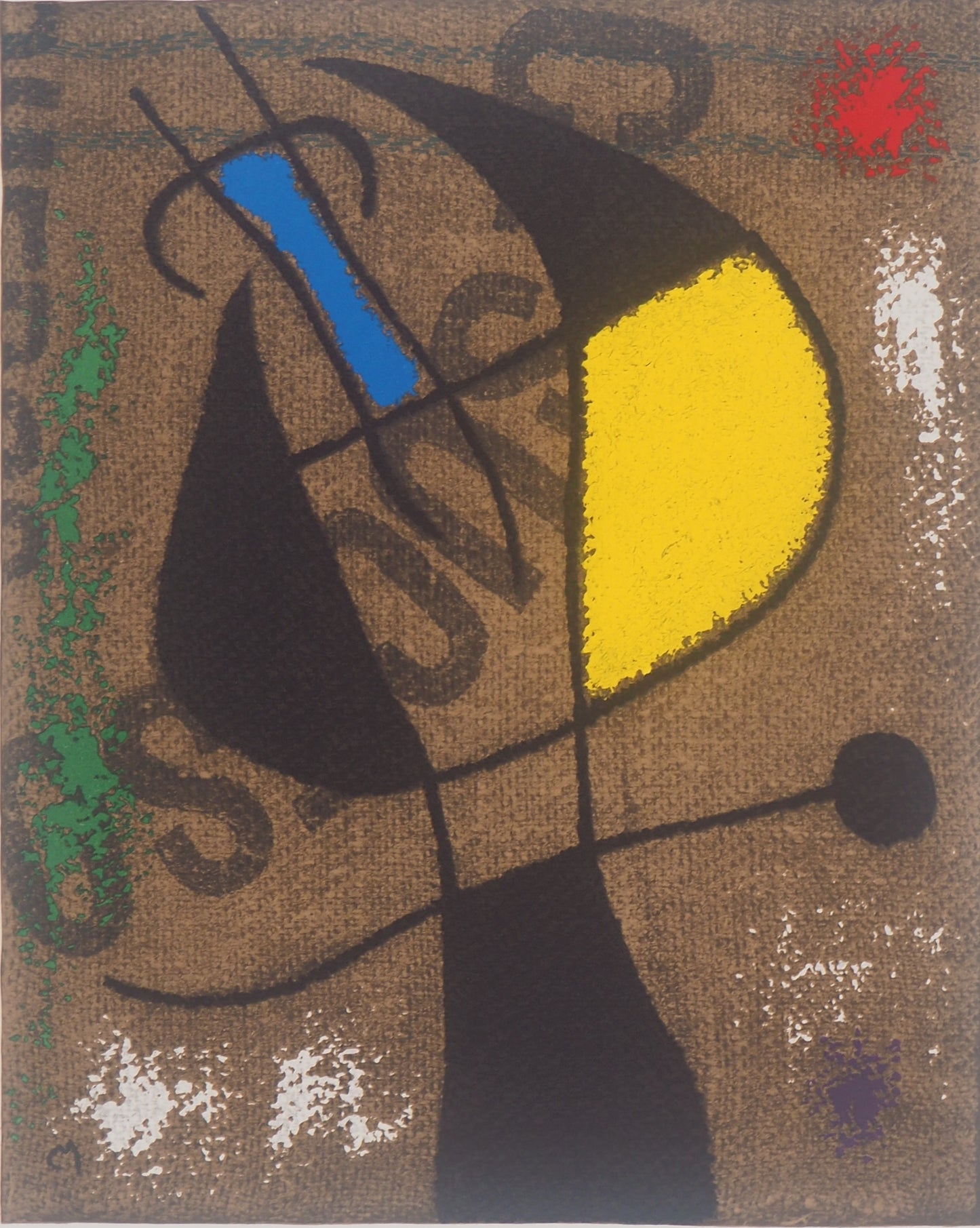 Joan MIRO : Femme à la victoire - Lithographie signée