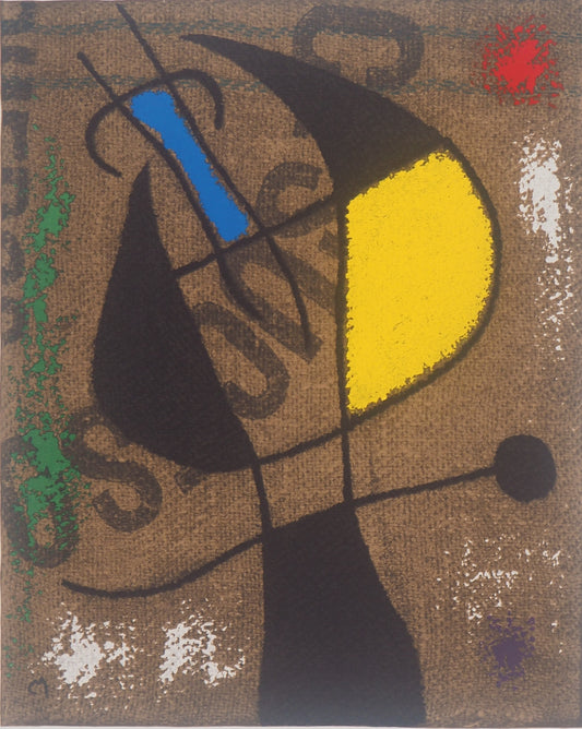 Joan MIRO : Femme à la victoire - Lithographie signée