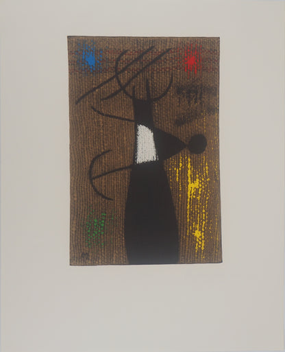 Joan MIRO : Maternité, Femme et enfant - Lithographie signée