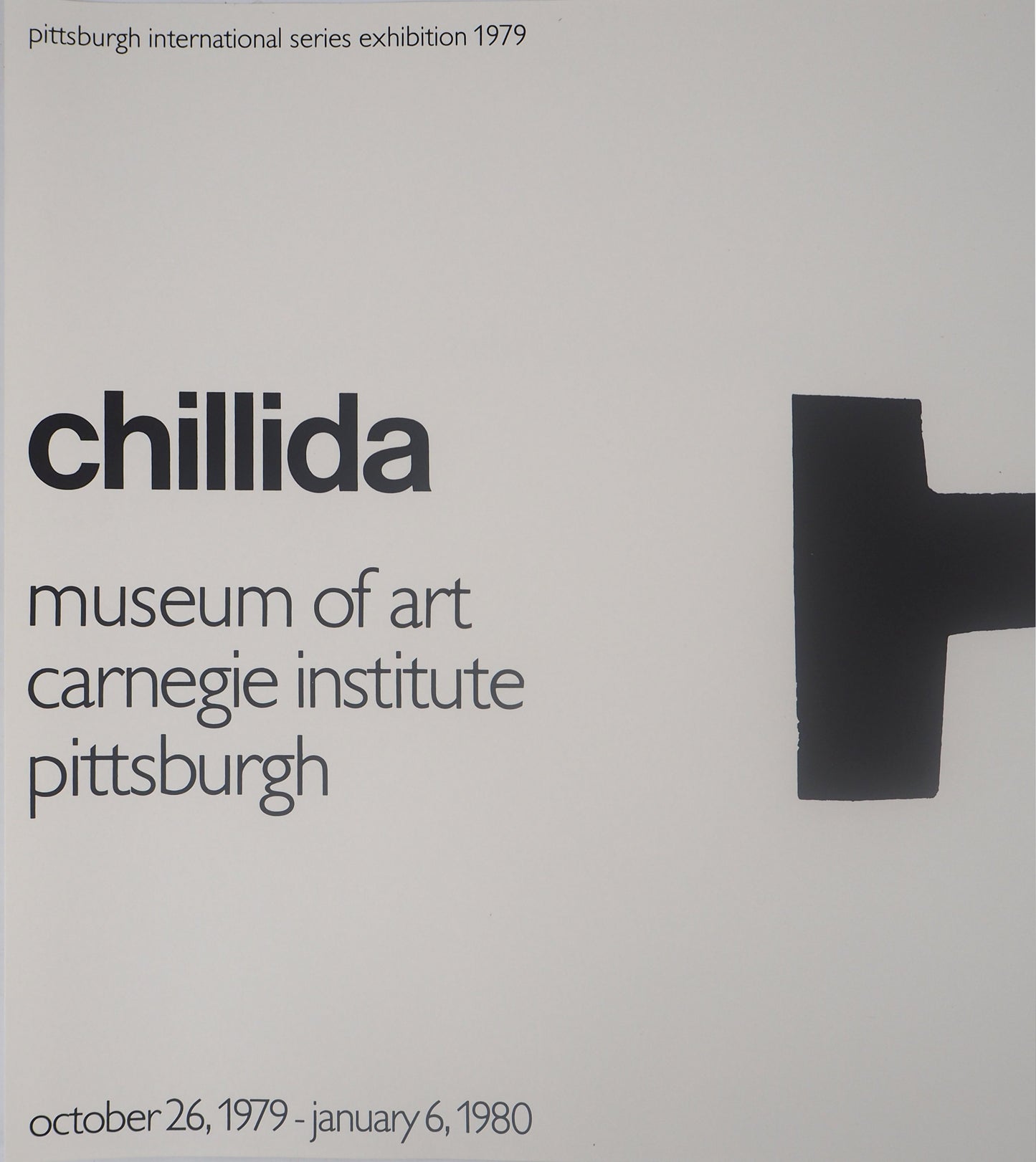Eduardo CHILLIDA : Abstraction - Sérigraphie originale