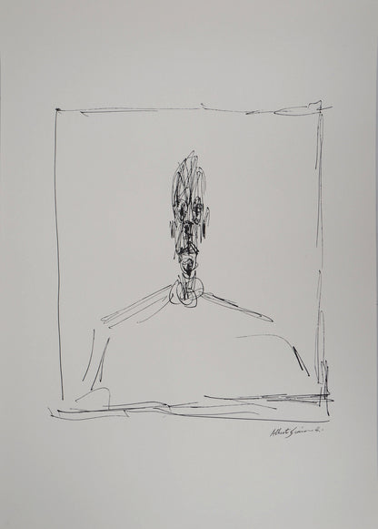 Alberto GIACOMETTI : Buste d’homme - Lithographie signée