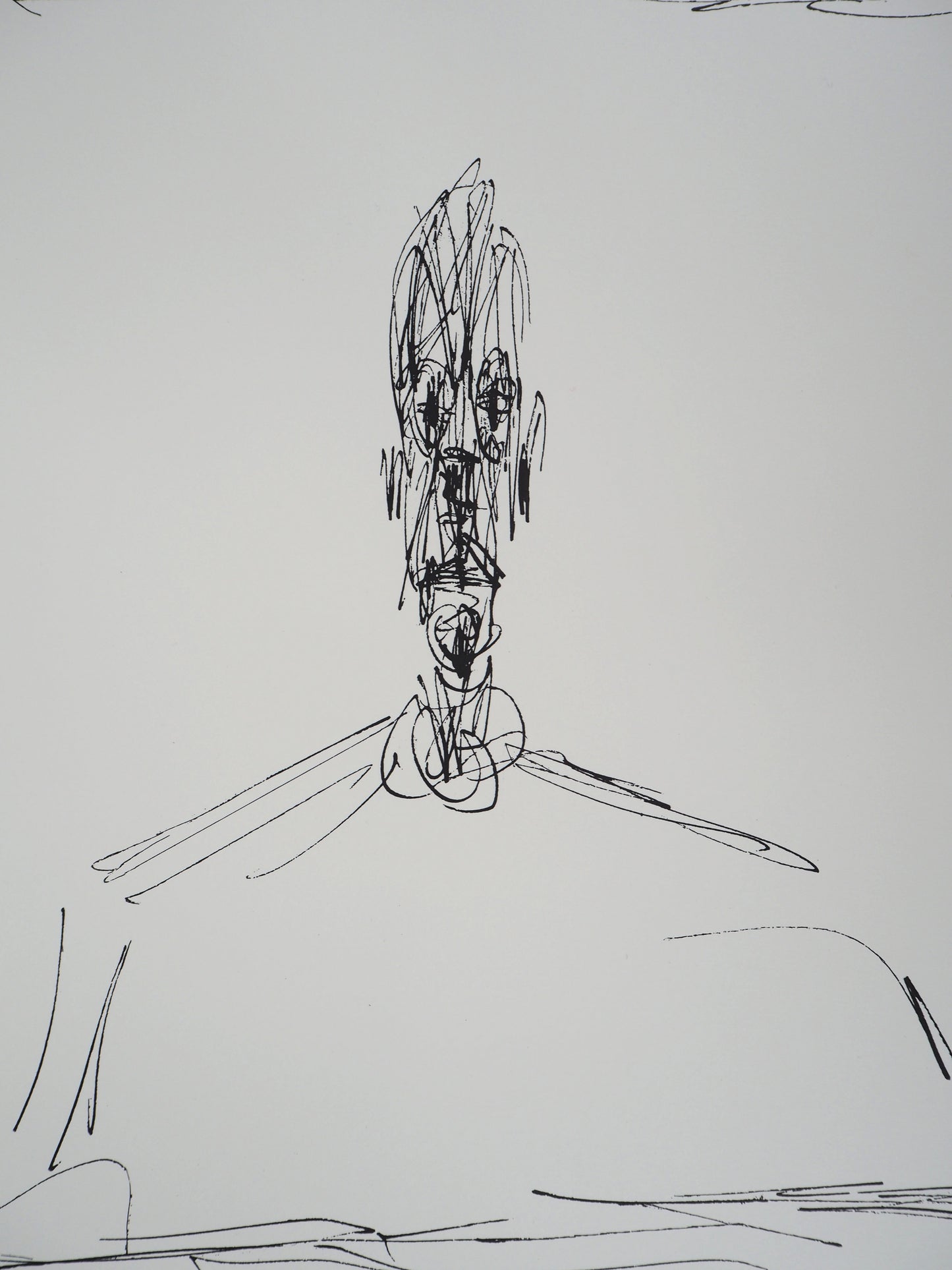 Alberto GIACOMETTI : Buste d’homme - Lithographie signée