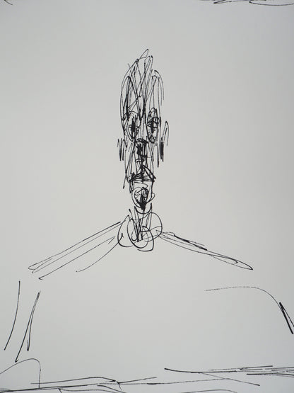 Alberto GIACOMETTI : Buste d’homme - Lithographie signée