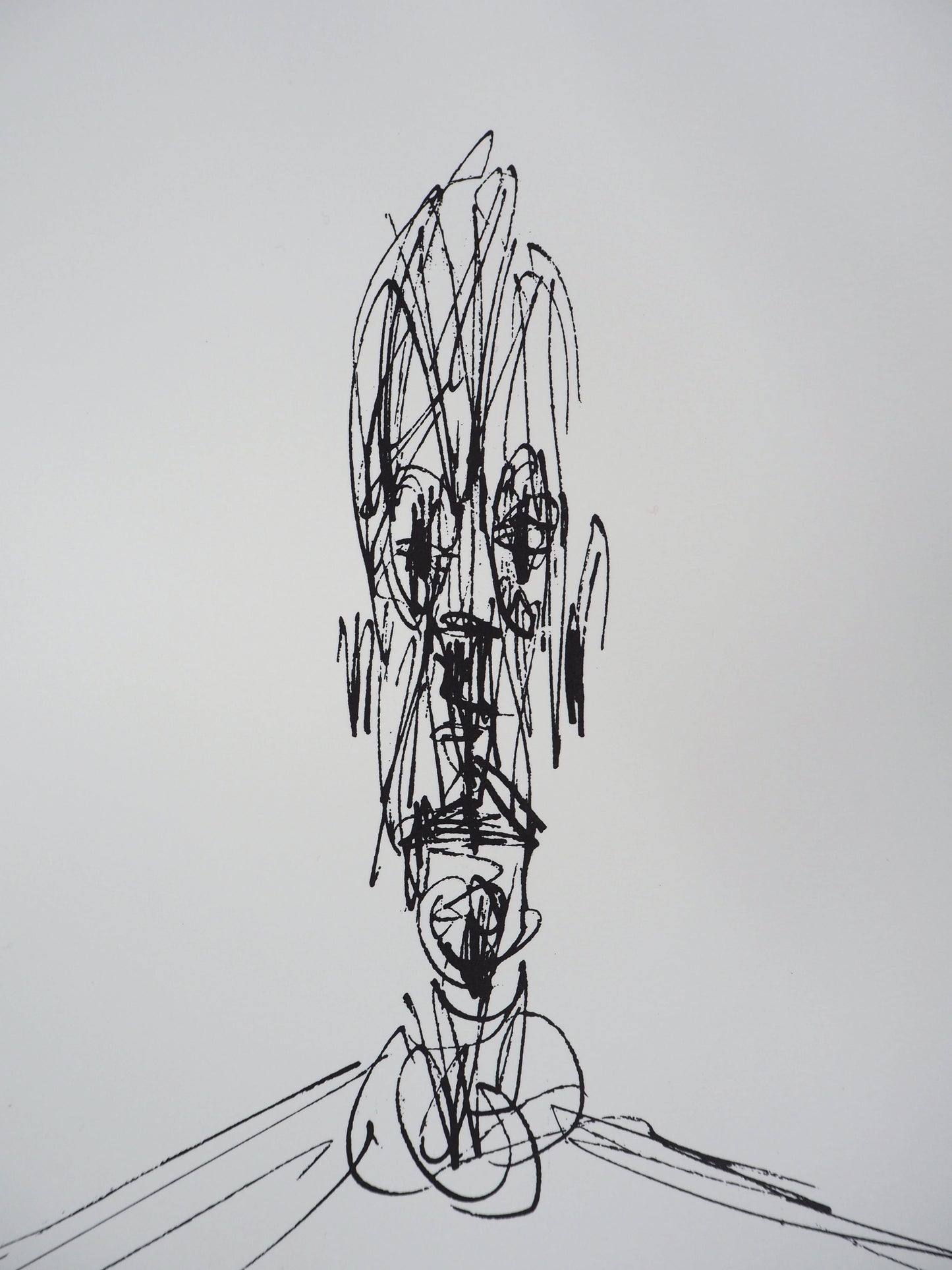 Alberto GIACOMETTI : Buste d’homme - Lithographie signée
