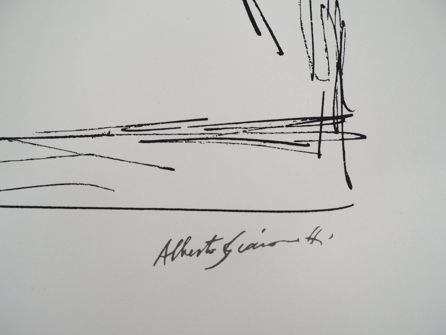 Alberto GIACOMETTI : Buste d’homme - Lithographie signée
