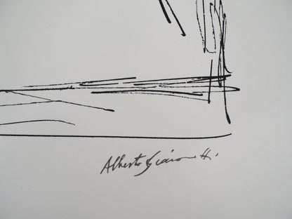 Alberto GIACOMETTI : Buste d’homme - Lithographie signée