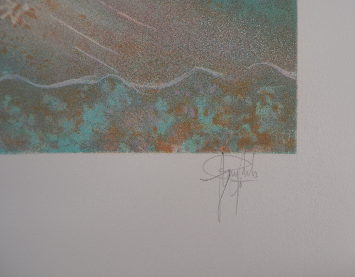 Guy RIBES : Fée du Printemps - Lithographie originale signée
