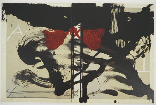 Antoni TAPIES :  Dualité - Lithographie signée