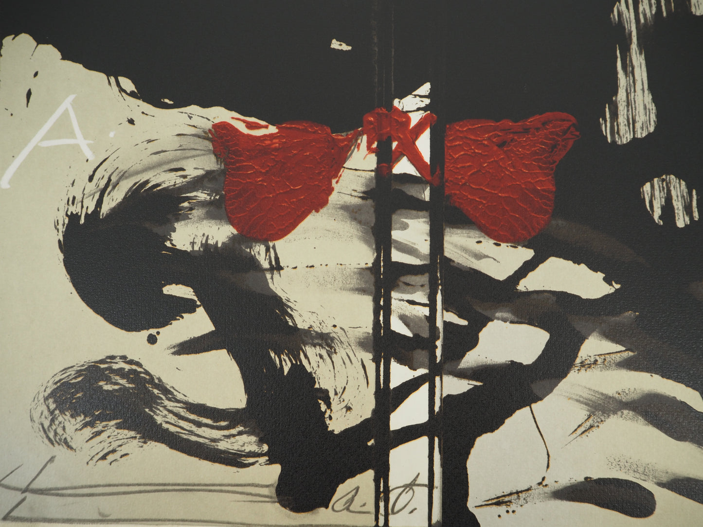 Antoni TAPIES :  Dualité - Lithographie signée