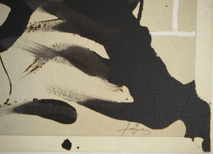 Antoni TAPIES :  Dualité - Lithographie signée