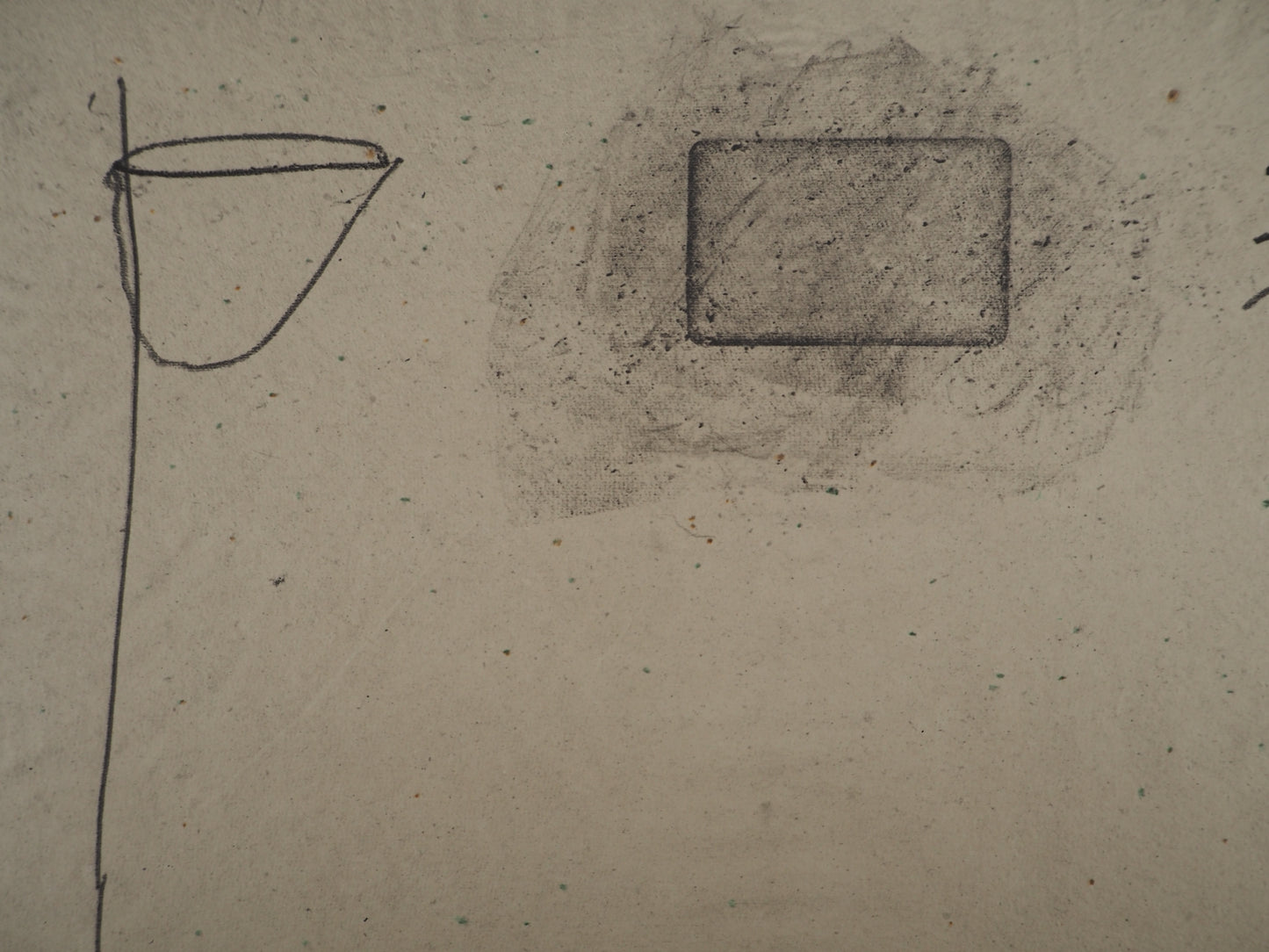 Antoni TAPIES : Hommage à la mathématique - Lithographie signée