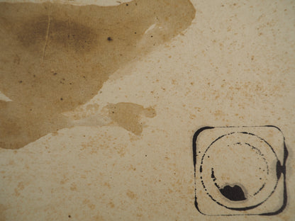 Antoni TAPIES : Tasse et boite de thé - Lithographie signée