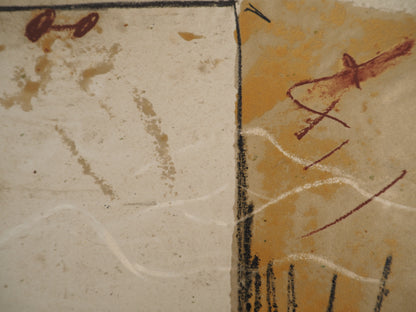 Antoni TAPIES : Porte sur le sable - Lithographie signée