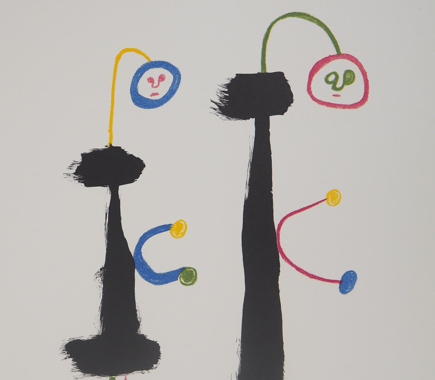 Joan MIRO : Amoureux surréalistes - Lithographie signée